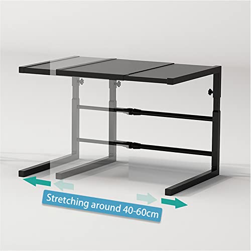 Support noir extensible réglable pour optimiser un comptoir - 5