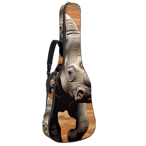 Sac de transport pour guitare acoustique 104 cm imperméable housse rembourrée