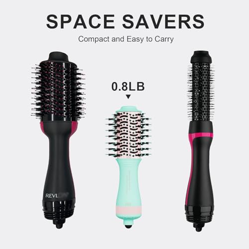 Image of Travel Dual Voltage Hair Dryer Brush,120-240V European Hair Dryer Brush