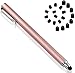 Bargains Depot B & D Stylus Stift Touch Pen Eingabestift Kapazitiven Touchscreen mit 20 x Ersatzspitzen für Tablet iPad iPhone Samsung Galaxy Tab (Rose)
