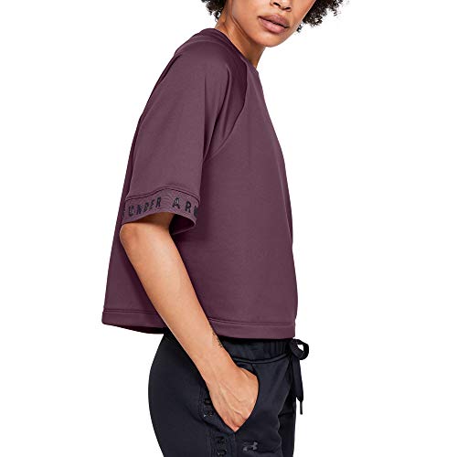 Under Armour Tech Terry Fashion Pullover, Level Purple (569)/Black, XX-Large