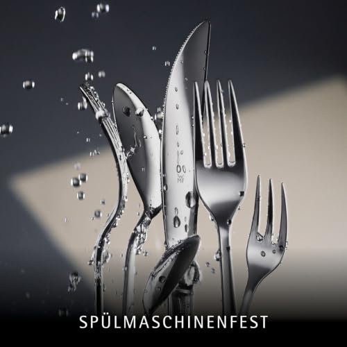 WMF Philadelphia Besteck Set 12 Personen, Besteck 60 teilig, Monobloc-Messer, Cromargan Edelstahl poliert, glänzend, spülmaschinengeeignet – Ansicht 5