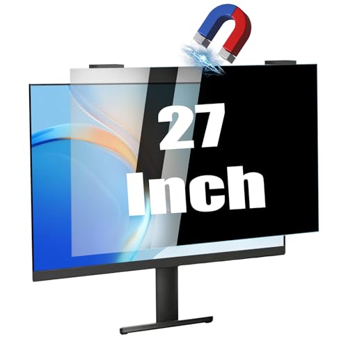 Filtre de confidentialité premium 27 pouces pour écran 16:9 | Finition et maintien de haute qualité