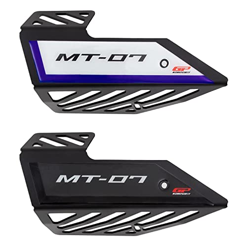 Housse d'échappement MT-07 2014-2021 GP Kompozit protection noire