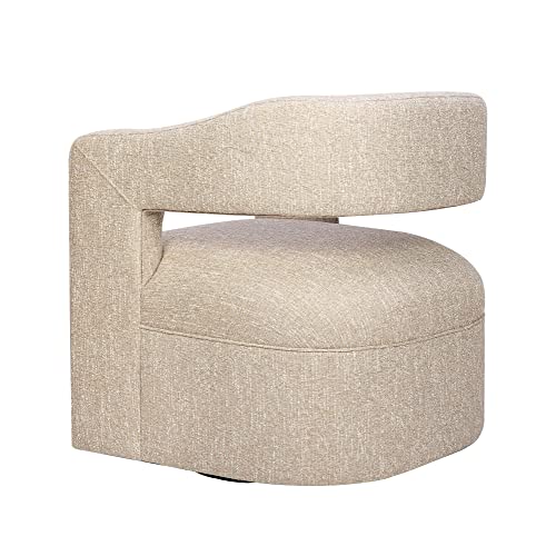 Sillón moderno con diseño curvo Natural miniatura 4
