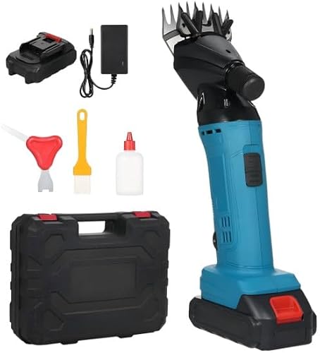 OD Cordless Electric Sheep Shearing Kit, 6 Speeds, High Power, 48V with 2 Batteries, Grooming Clippers
