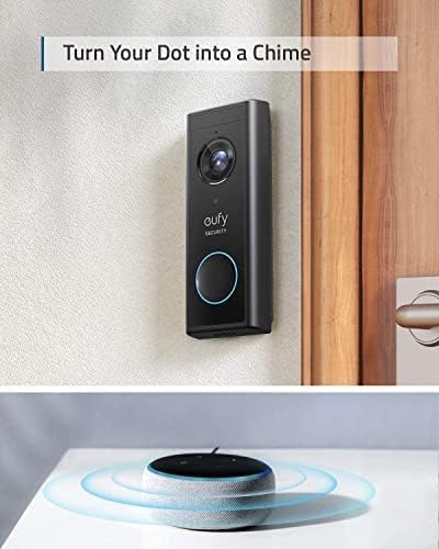 Miniatura 5 de eufy - Timbre de seguridad Smart Wi-Fi Agregar Video Doorbell 2K - Negro (renovado)