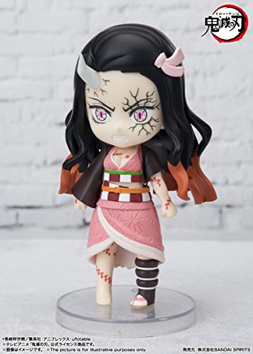 Image of TAMASHII NATIONS - Demon Slayer: Kimetsu no Yaiba - Nezuko Kamado -Demon Form Advancing Ver., Bandai Spirits Figuarts mini Action Figure