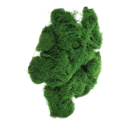 IWOWHERO 200g Green Fake Moss for Potted Plants Faux Craft Moss Decorative Moss for Indoor Wall Art