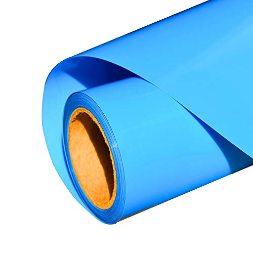 Heat Transfer Vinyl HTV for T-Shirts 12 Inches by 12Feet Rolls (Blue)