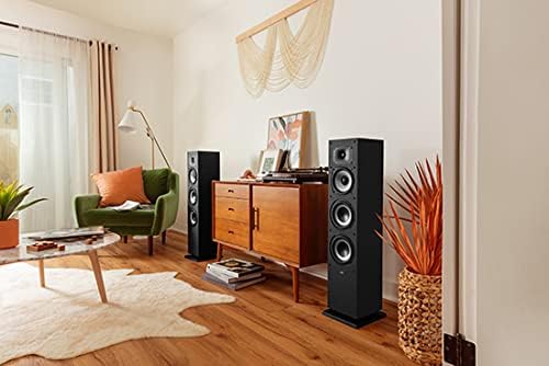 Bild 5 - Polk Audio Monitor MXT60 kompakter Standlautsprecher, HiFi und Heimkino Lautsprecher, Hi-Res Zertifiziert, Dolby Atmos und DTS:X kompatibel (Stück), Schwarz