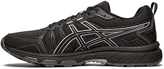 ASICS Men's Gel-Venture 7 Running Shoes, 9.5, Black/Sheet Rock
