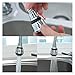 360 Degree Faucet Anti Splash Head Kitchen Water Saver Universal Rotating Bubbler Filter Nozzle Booster Tools(Short)