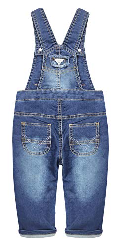 KIDSCOOL SPACE baby denim overall, peuter kleine zachte schattige jeanstrui - Image 3