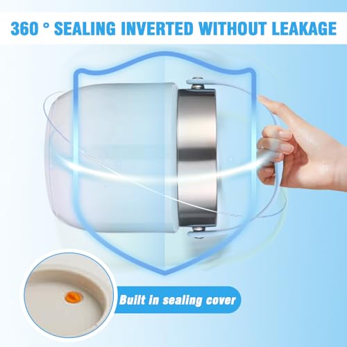 Recipiente térmico de acero inoxidable para alimentos, 1200 ml, a prueba de fugas, recipiente térmico con tapa y cuchara, caja aislante para mantener el calor para papilla de bebé, gachas, para ir - imagen 5