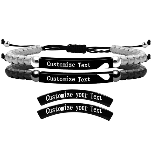 Bracelets assortis au cœur le cadeau de couple parfait pour lui et elle