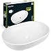 Produktbild 'aquaSu® Aufsatzwaschtisch loPa | 52 cm | Weiß | Aufsatzwaschbecken | Waschtisch
