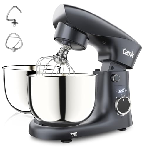 Imagen de Camic Amasadora Batidora 4L + 5L Recipiente Inox