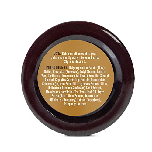 Every Man Jack Beard Balm - Subtle Sandalwood Fragrance - Moisturizes, Protects, And Strengthens Your Beard - Naturally Derived With Tea Tree Oil, Shea Butter, And Jojoba - 2.0-Ounce Twin Pack #TOP1