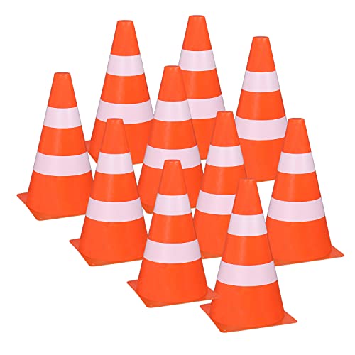 Idena - Pylonen 10 Stück, Warn-Kegel aus Kunststoff in Orange...