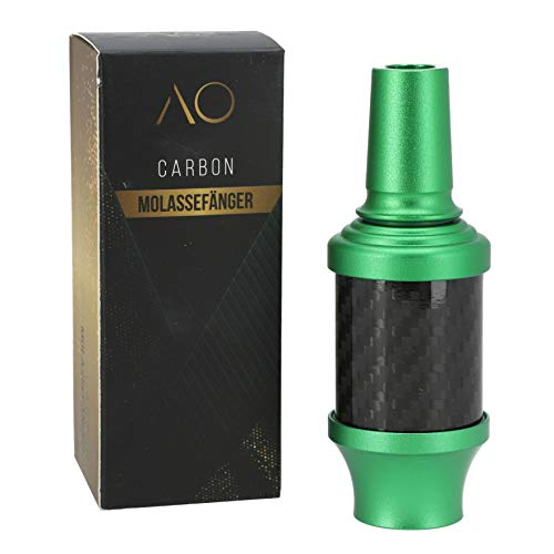 AO® Carbon Molassefänger Aluminium (Grün) I Molassefänger aus hochwertig eloxiertem Aluminium mit Carbon-Mittelteil I… – Bild 6