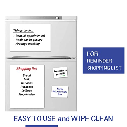 Acrosssea White Dry Erase Sheets - 10 Sheets Of A4 - Adhesive Whiteboard Wallpaper Decal - White Board Contact Paper For Refrigerator, Desk, Office & Kids Room - Dry Erase Board White Sticker #TOP2