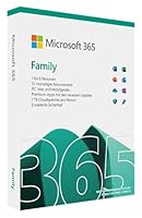 Microsoft 365 Family | 6 Nutzer | Mehrere PCs/Macs, Tablets und mobile Geräte | 1 Jahresabonnement |Box