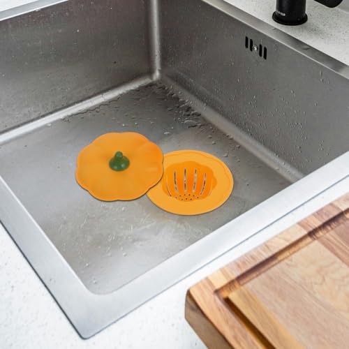 Colador para fregadero con diseño moderno en forma de calabaza miniatura 6