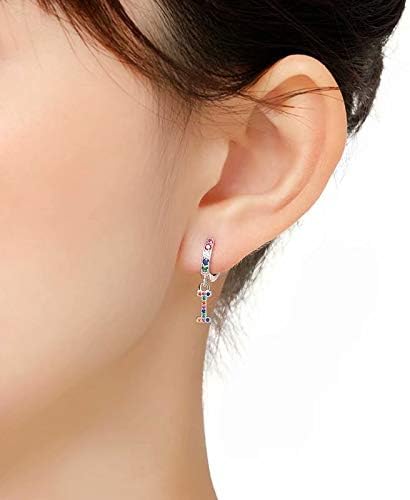 Qings Initial Drop Earrings - Image 3