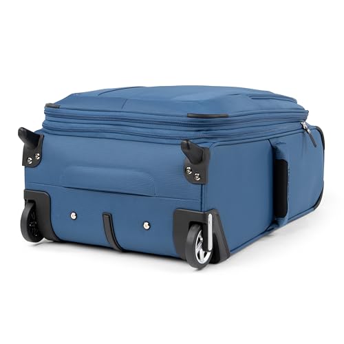 Image of Travelpro Maxlite 5 Softside Expandable Upright 2 Wheel Carry-on Luggage, Lightweight, 21-Inch - Ensign Blue
