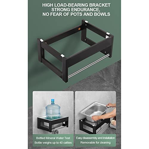 Rectangular Wall Mount Sink,Commercial Sink,With Drainer Unit And Tap,Stainless Steel Commercial Wall Mounted Hand Sink,For Restaurant, Bar, Cafe, Salon & Spa,Indoor,Outdoor. ( Size : 50X40X21Cm ) #TOP2