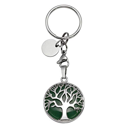 Jovivi Tree of Life Green Aventurine Crystal Healing Reiki C