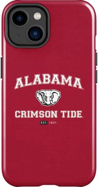 Skinit Impact Phone Case Compatible with iPhone 15 - Officially Licensed University of Alabama Roll Tide Roll Design