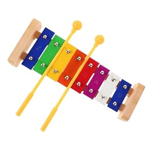Toddmomy 1 Set Percussion Instrument Holz Xylophon