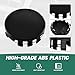 Bestmoy Car Wheel Center Caps, 54mm Outer Diameter, 50mm Inner Diameter, Snap-in Universal Plastic Hub Covers, Universal Rim Hub Caps Accessories (4PCS Gloss Black)