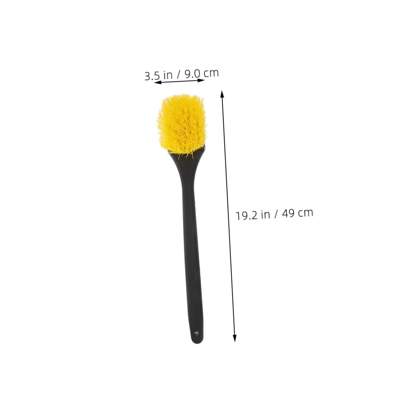 Zerodeko 2pezzi Spazzola per Pulizia Cerchi Auto Manico Setole Resistenti Kit Pulizia Ruote Pneumatici per Detailing Auto e Rimozione Sporco