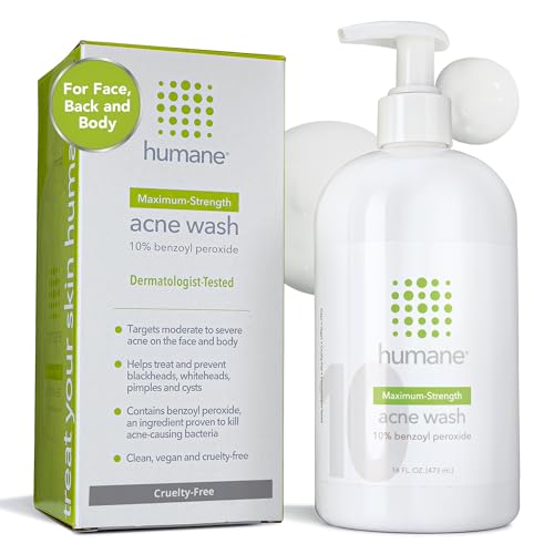 humane 10% Benzoyl Peroxide Body Wash 16oz