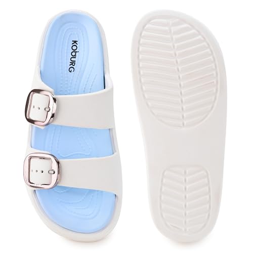 Image of KOBURG Diva Sandals for Women| Durable| Lightweight| Daily|Stylish l Antiskid|Heels|Easy to Clean Sandals| Comfortable | Extra Soft Slide KS-444