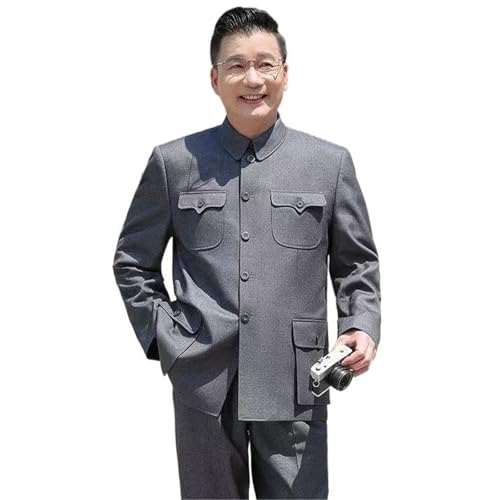 Men's Zhongshan Suit Jacket - Chinese and Vintage Coat for Men in Product Launches Brand Events