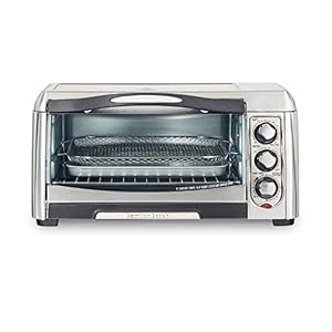 Hamilton Beach 31323 Sure-Crisp Air Fry Fryer Toaster Oven, 6 Slice Capacity, Stainless Steel