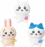 ちいかわ　ぴたれすと　ハチワレ　うさぎ　セット　ぬいぐるみ　マスコット 楽天市場】【お得な3点セット】ちいかわ ぴたれすと～ぽてもふ