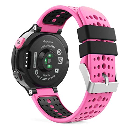 Image of Band Compatible with Garmin Forerunner 235, Soft Silicone Replacement Watch Band Strap Wristband for 220 /230 /235 /620 /630 /735XT /235 Lite Smart Watch for Women Men