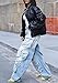 Cargo Jeans for Women High Waist Multi-Pockets Wide Leg Casual Trendy Baggy Cargo Pants