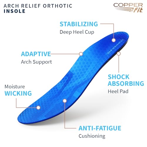 Plantillas Copper Fit Arch Relief para fascitis plantar y arcos miniatura 4
