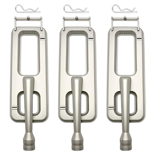 yeeluzan 3-Pack Cast 304 Stainless Steel Grill Burners – Fits Members Mark, Coyote, Grand Hall & Bakers&Chefs Grills – Replaces CISC, 29251 – Fits Y0660, Y0101XC, Y0005XC, 608SB, Monarch, Regal