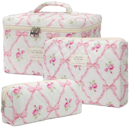 Get Your Home Ready for Spring with These Cleaning Tips and Amazon Products 14 Lyrovo Makeup Organizer Cosmetic Bag Quilted Large Floral Make Up...