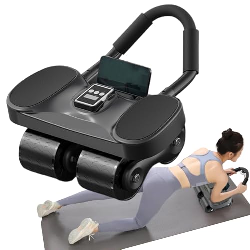 Rueda para abdominales compacta ideal para entrenar en el apartamento, hogar y patio