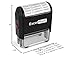 ExcelMark Large Return Address Stamp - Up to 5 Lines - Custom Self Inking Rubber Stamp - Customize Online with Many Font Choices - Large Size