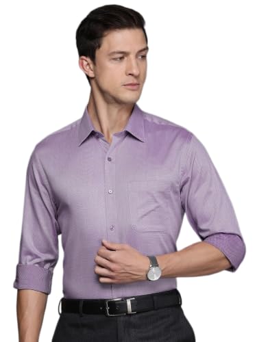 Image of Raymond Men's Dobby Slim Fit Shirt