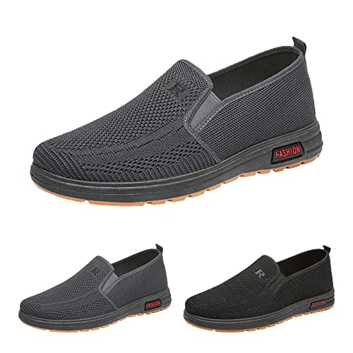 Fashion Men's Sneakers Business Walking Loafers Summer Casual Fashion Soft Sole Slip On Driving Shoes Hiking Flats2